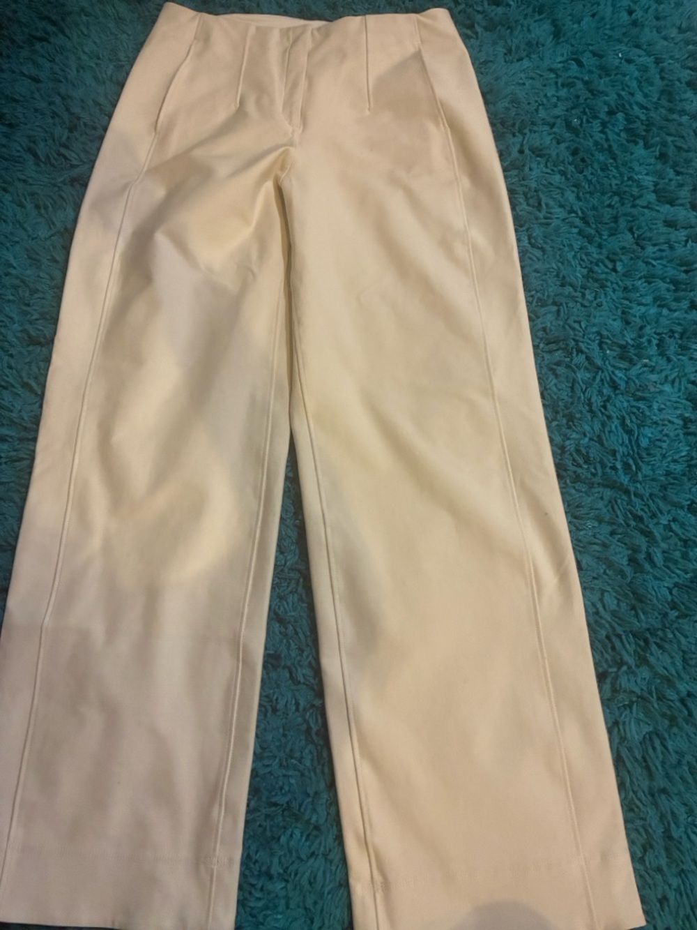 lululemon athletica Cream Wide-Leg Pants minimalistic